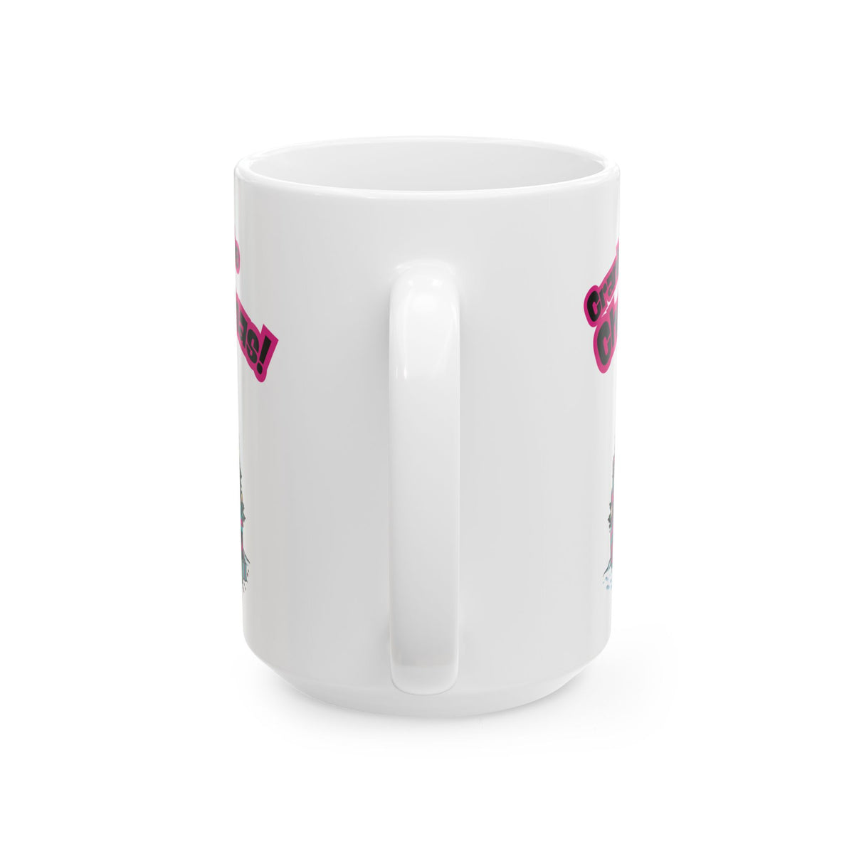 Retro 80s Boombox Christmas Tree Ceramic Mug (11oz, 15oz)